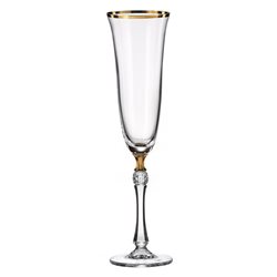 Copas Para Vino Cristal Bohemia Original Set X 6 Lara 350ml